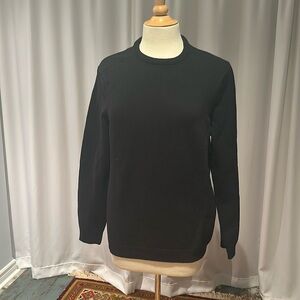 Denver Hayes Me’s Black Cotton Sweater